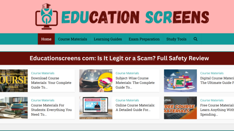 Educationscreens com: Is It Legit or a Scam? Full Safety Review