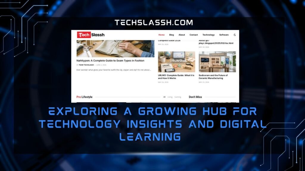 Techslassh.com: Exploring a Growing Hub for Technology Insights and Digital Learning 